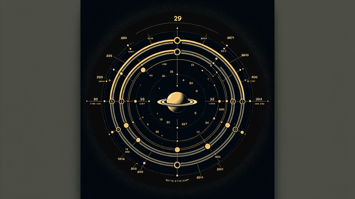 Saturn Return Guide illustration