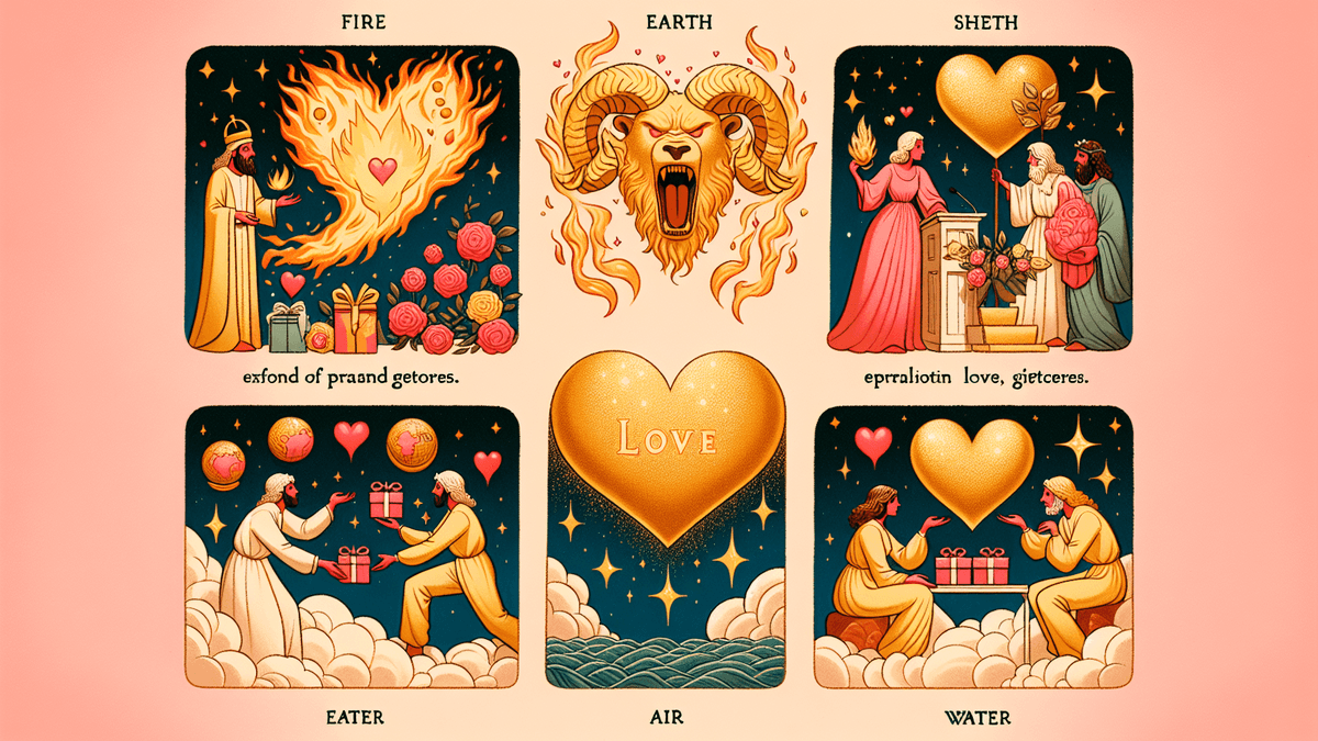 Zodiac Love Languages illustration